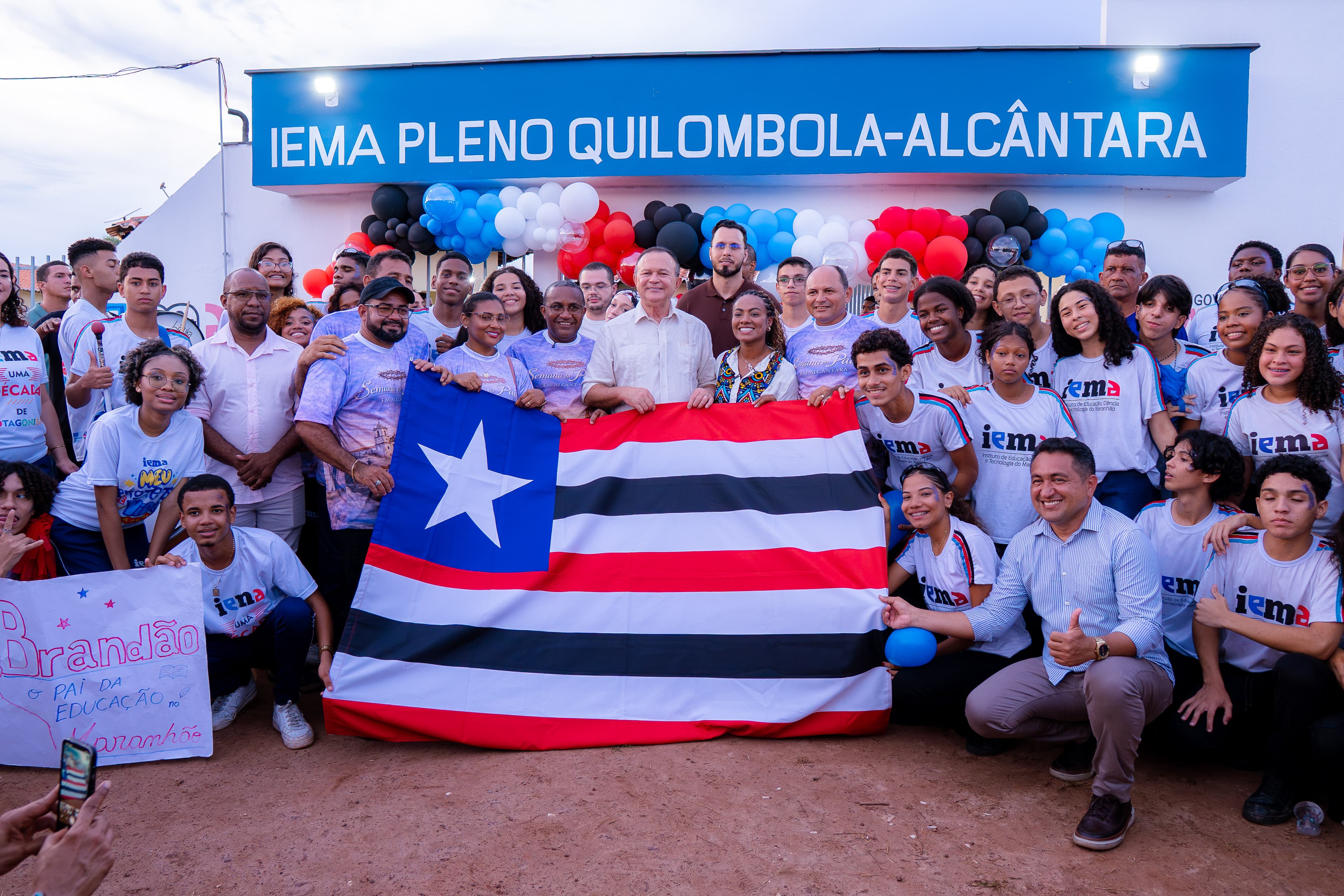 Cricielle e Carlos Brandão colocam Maranhão como referência nacional com primeira escola integral com ensino técnico em território quilombola no Brasil