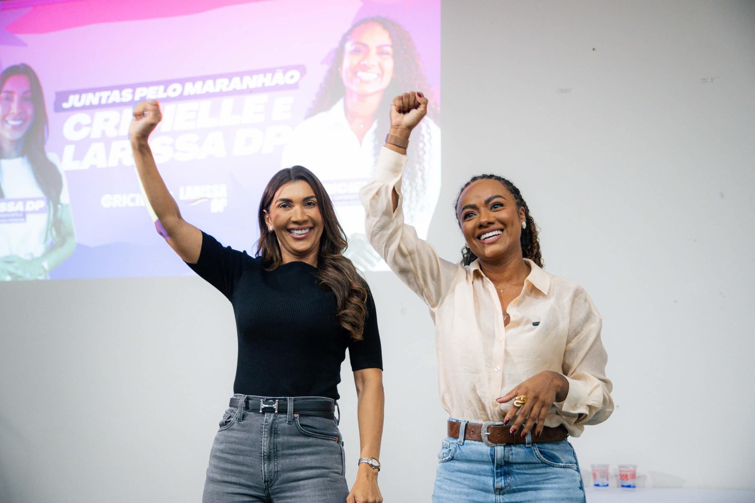 Cricielle e Larissa DP ampliam articulação política e consolidam apoios na Grande São Luís