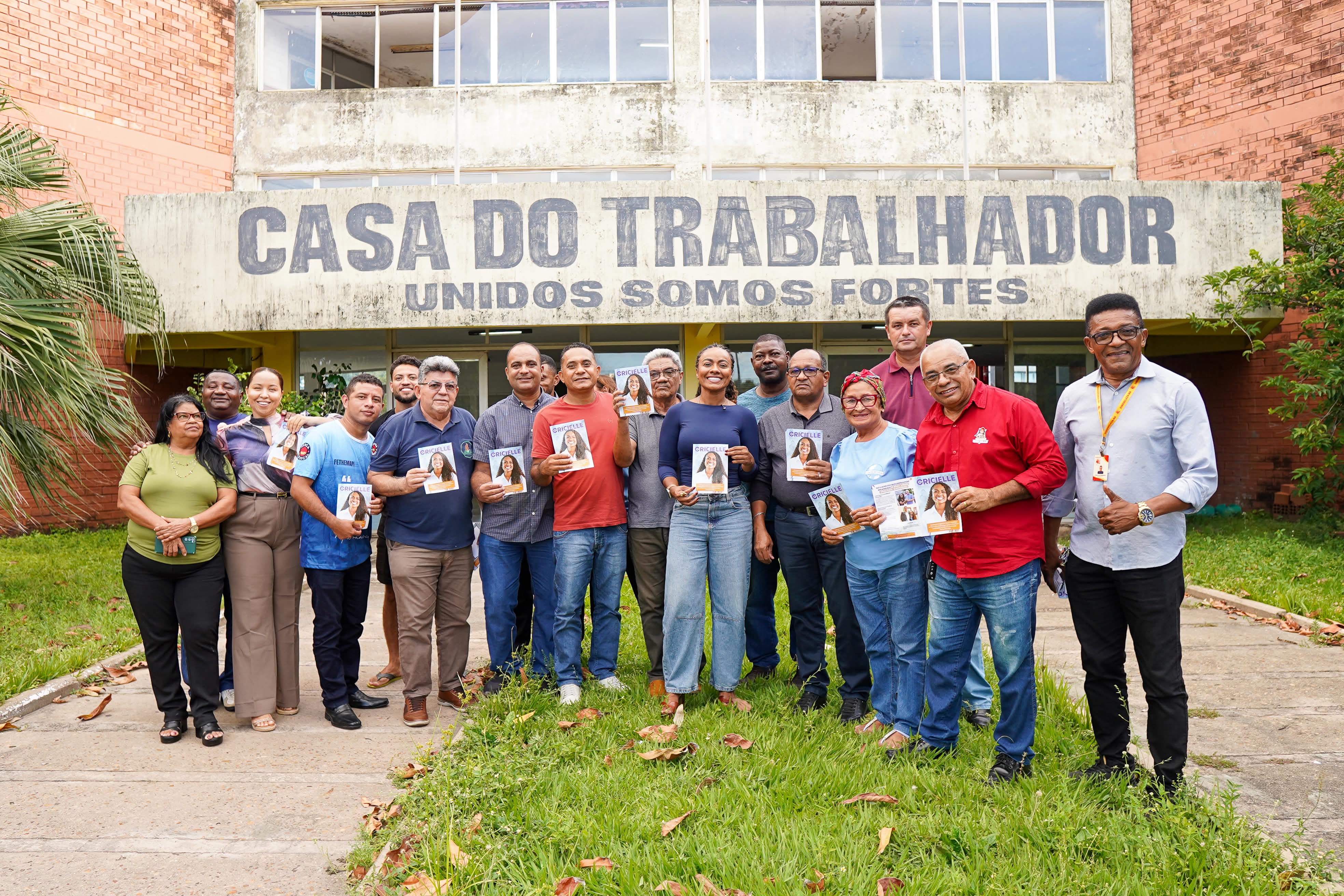 Com apoio dos sindicatos, pré-campanha de Cricielle a deputada estadual ganha ainda mais força no Maranhão