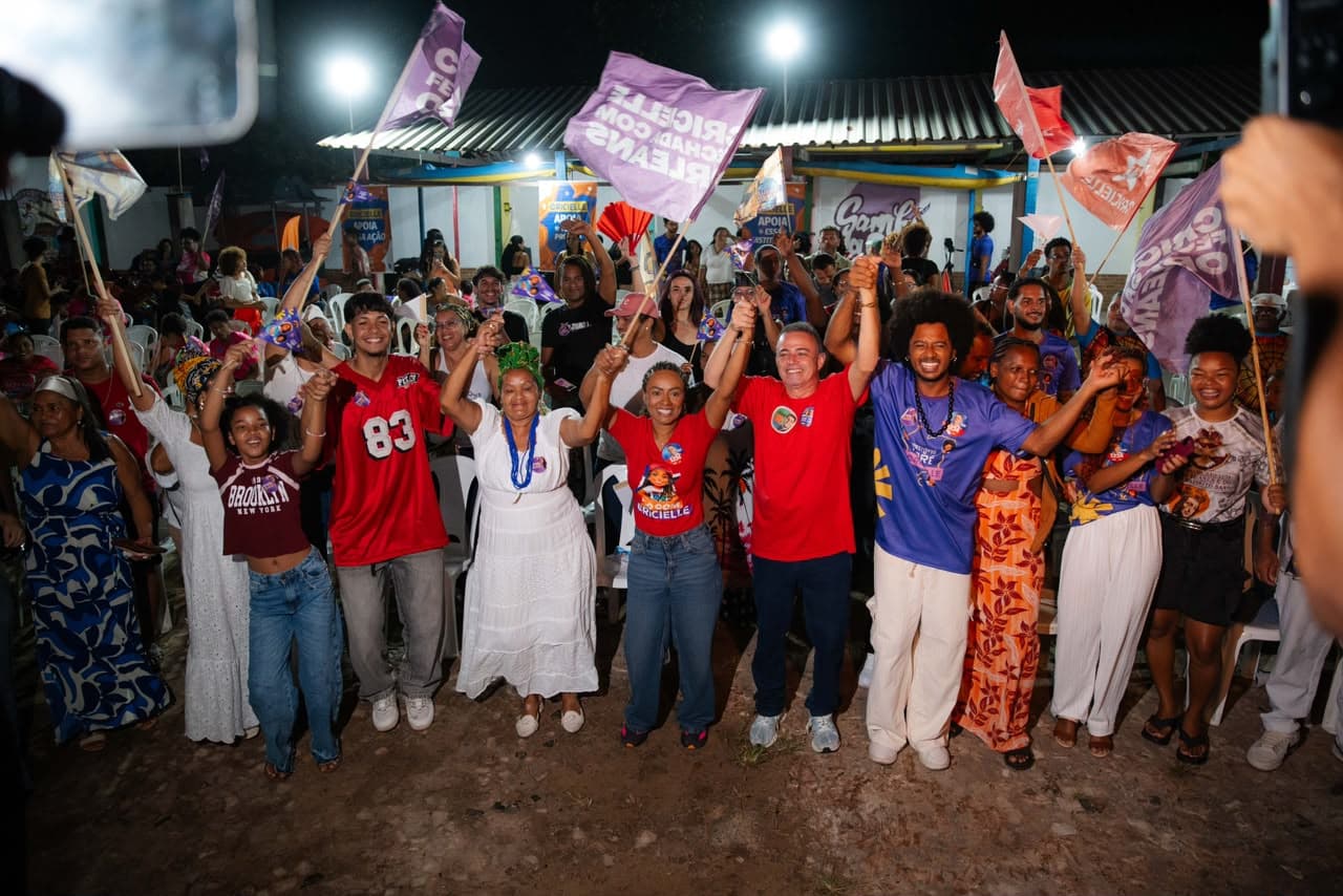 Território Maré e lideranças reforçam confiança em Cricielle para deputada estadual e Erlanio para deputado federal