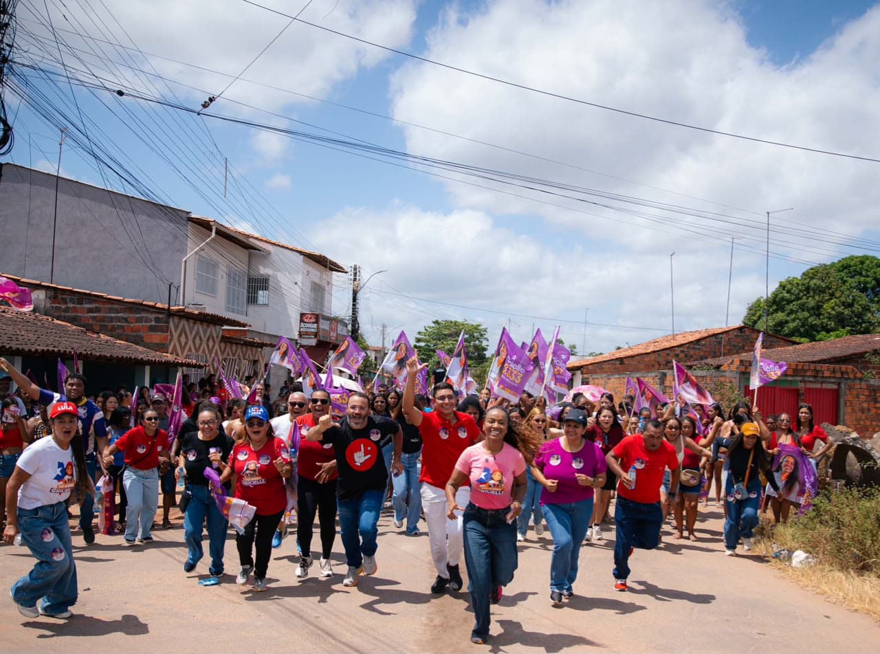 A uma semana da eleição, Cricielle encerra giro pelo Maranhão com caminhada em Rosário