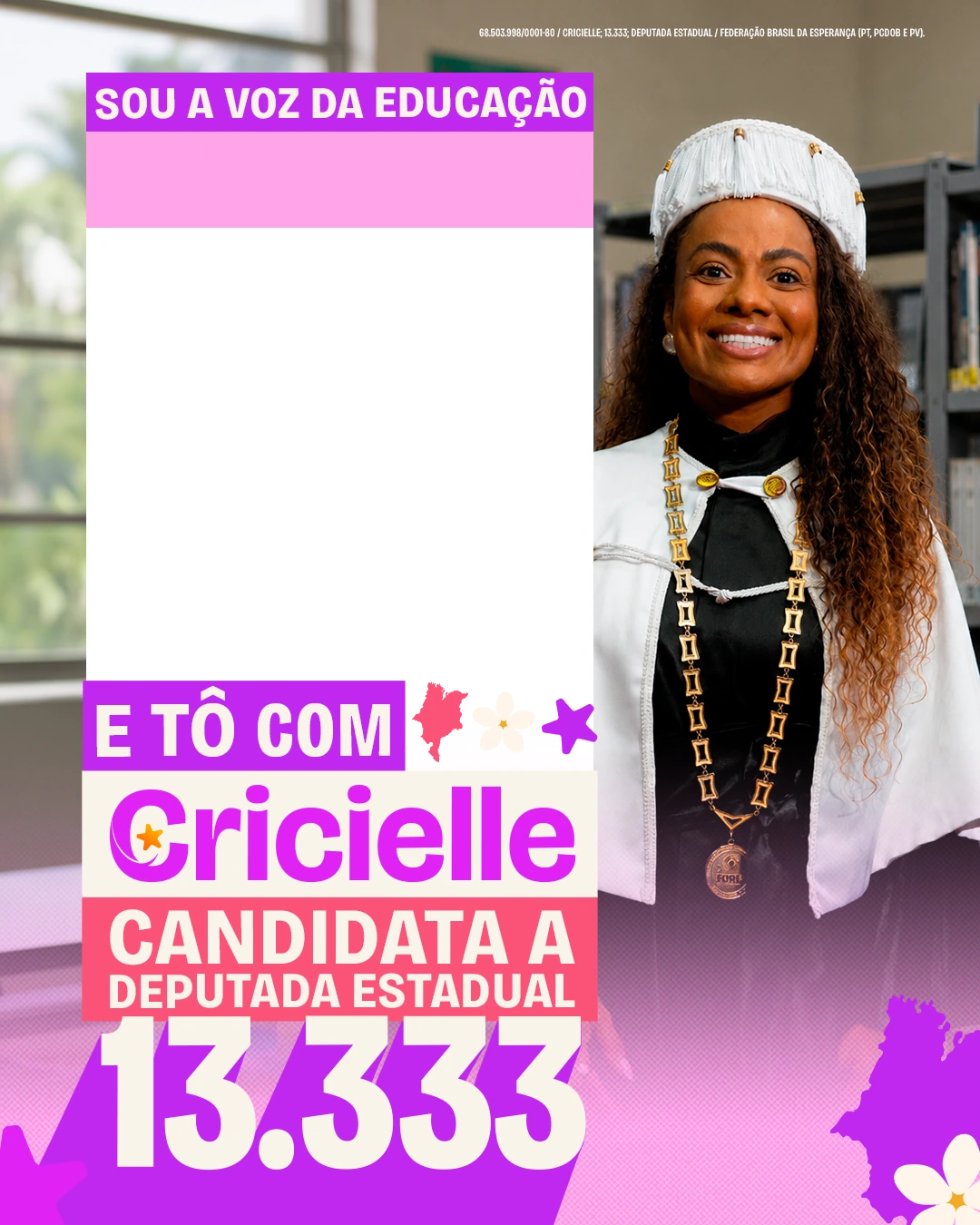 Card Sou a voz da Educação